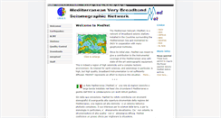 Desktop Screenshot of mednet.rm.ingv.it