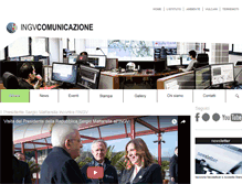 Tablet Screenshot of comunicazione.ingv.it