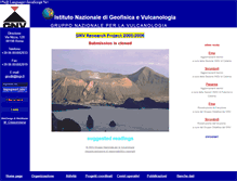 Tablet Screenshot of gnv.ingv.it